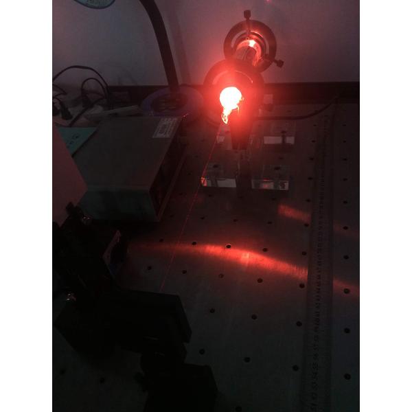 helium-neon laser